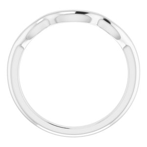 Sterling Silver Band for 6.5 mm Round Ring