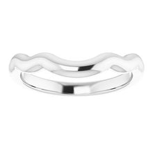 Charger l&#39;image dans la galerie, Sterling Silver Band for 7.4 mm Round Ring
