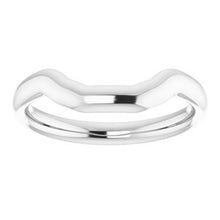 Load image into Gallery viewer, Sterling Silver Band for 9x7 mm Emerald Ring
