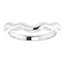 Charger l&#39;image dans la galerie, Sterling Silver Band for 7x5 mm Oval Ring
