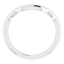 Charger l&#39;image dans la galerie, Sterling Silver Band for 9x7 mm Emerald Ring

