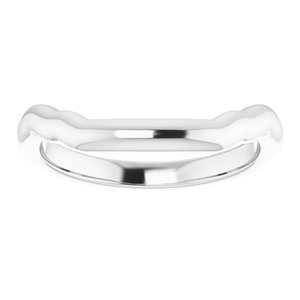 Sterling Silver Band for 7.5 mm Square Ring