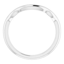 Charger l&#39;image dans la galerie, Sterling Silver Band for 8 mm Cushion Ring
