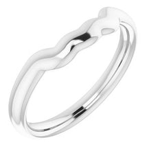 Load image into Gallery viewer, Sterling Silver Band for 6x4 mm Oval Ring
