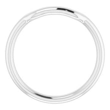 Load image into Gallery viewer, Sterling Silver Band for 6 mm Cushion Ring
