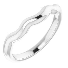 Charger l&#39;image dans la galerie, Sterling Silver Band for 5.5 mm Round Ring
