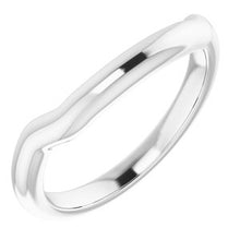 Charger l&#39;image dans la galerie, Sterling Silver Band for 5.5 mm Square Ring
