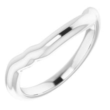 Load image into Gallery viewer, Sterling Silver Band for 7.5 mm Square Ring
