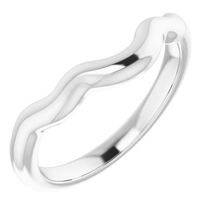 Sterling Silver Band for 8x6 mm Oval Ring