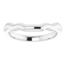 Charger l&#39;image dans la galerie, Sterling Silver Band for 6 mm Asscher Ring
