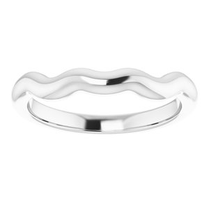 Sterling Silver Band for 4.4 mm Round Ring