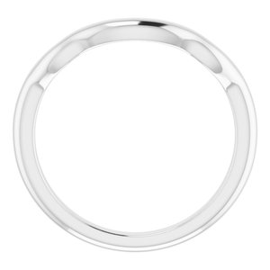 Sterling Silver Band for 7 mm Cushion Ring