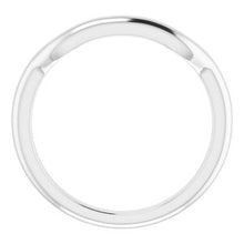 Charger l&#39;image dans la galerie, Sterling Silver Band for 4.5 mm Square Ring
