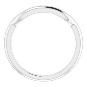 Sterling Silver Band for 4.5 mm Square Ring