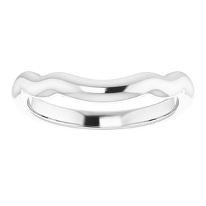 Sterling Silver Band for 7 mm Cushion Ring
