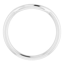Load image into Gallery viewer, Sterling Silver Band for 8x6 mm Emerald Ring
