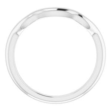 Charger l&#39;image dans la galerie, Sterling Silver Band for 6 mm Cushion Ring
