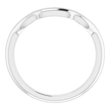 Charger l&#39;image dans la galerie, Sterling Silver Band for 6 mm Asscher Ring
