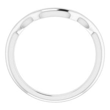 Charger l&#39;image dans la galerie, Sterling Silver Band for 8x6 mm Emerald Ring
