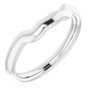 Sterling Silver Band for 6 mm Cushion Ring