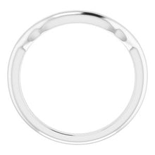 Charger l&#39;image dans la galerie, Sterling Silver Band for 6.5 mm Square Ring
