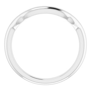 Sterling Silver Band for 6.5 mm Square Ring