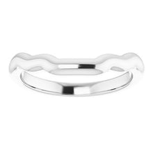 Load image into Gallery viewer, Sterling Silver Band for 7 mm Asscher Ring
