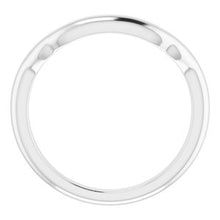 Charger l&#39;image dans la galerie, Sterling Silver Band for 7 mm Square Ring
