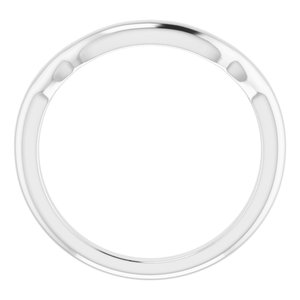 Sterling Silver Band for 7 mm Square Ring