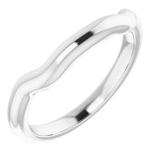 Charger l&#39;image dans la galerie, Sterling Silver Band for 4.5 mm Square Ring
