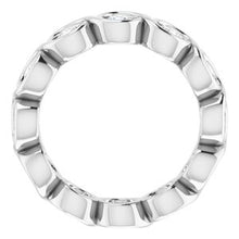 Load image into Gallery viewer, 14K White 1 1/3 CTW Diamond Eternity Band
