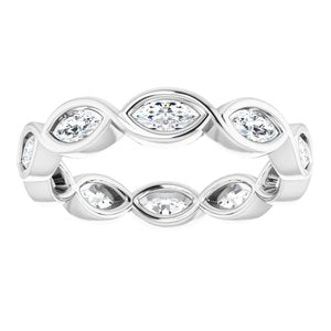 Platinum 3/4 CTW Diamond Eternity Band