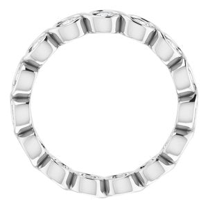 Bracelet d'éternité en platine 9/10 CTW Diamond