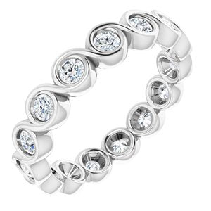 Bezel-Set Eternity Band