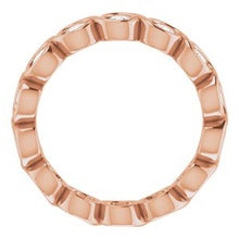 Load image into Gallery viewer, 14K Rose 1 1/5 CTW Diamond Eternity Band
