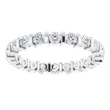 Load image into Gallery viewer, Platinum 1 1/6 CTW Diamond Eternity Band
