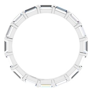Bracelet éternité diamant 14K blanc 1 1/5 CTW