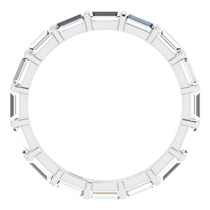 Bracelet d'éternité en diamant 14K blanc 1 1/6 CTW