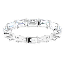 Charger l&#39;image dans la galerie, Bracelet éternité diamant 14K blanc 1 1/5 CTW
