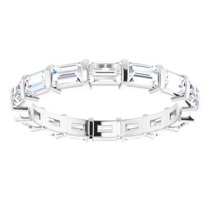Bracelet éternité diamant 14K blanc 1 1/5 CTW