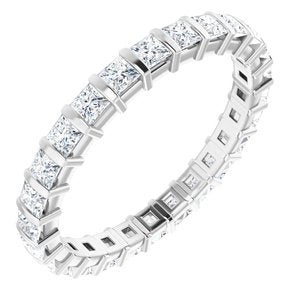 Bracelet d'éternité en diamant 14K blanc 1 CTW