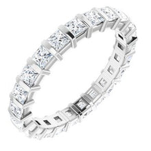 Load image into Gallery viewer, 14K White 1 1/3 CTW Diamond Eternity Band
