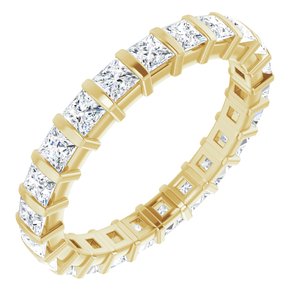 14K Yellow 1 1/3 CTW Diamond Eternity Band