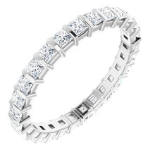 Load image into Gallery viewer, 14K White 9/10 CTW Diamond Eternity Band
