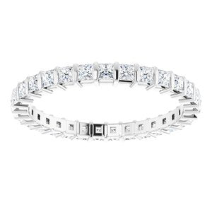 Bracelet d'éternité en diamant blanc 14K 3/4 CTW