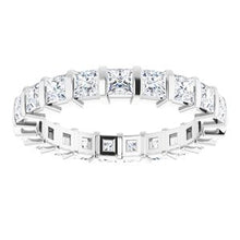 Load image into Gallery viewer, 14K White 1 1/2 CTW Diamond Eternity Band
