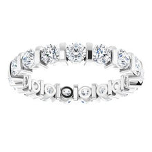 Load image into Gallery viewer, Platinum 1 3/4 CTW Diamond Eternity Band
