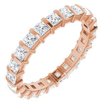 Load image into Gallery viewer, 14K Rose 1 5/8 CTW Diamond Eternity Band
