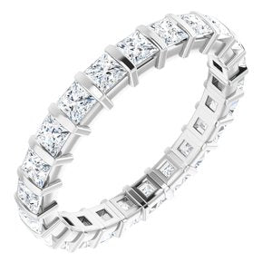 Platinum 1 5/8 CTW Diamond Eternity Band