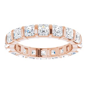 Bracelet d'éternité diamant 14K Rose 2 3/4 CTW
